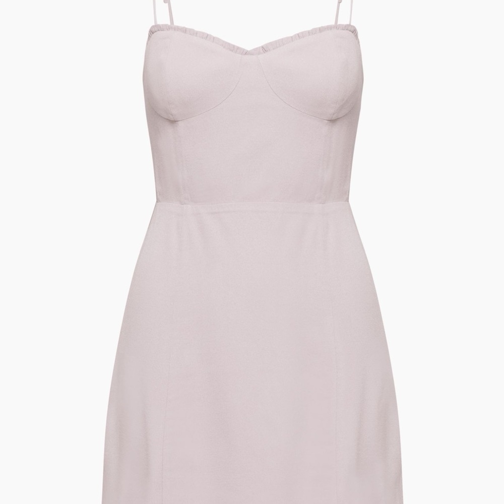 NWT Aritzia Wilfred Fable Dress in Morado Grey, Size 4